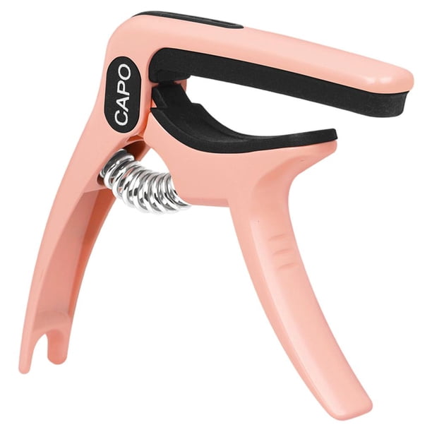 Cejilla de guitarra profesional Accesorios de guitarra Instrumento de cuerda ligero Rosa