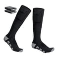 thumbnail image 1 of Calcetines térmicos cómodos con aislamiento térmico para correr, acampar y al aire libre Negro, 1 of 8