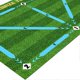 thumbnail image 3 of Football Training Mat, Carpet, NonSlip, Foldable, Training Blanket, Dribble Training Mat, Multifunctional, for Beginners in the Home 80 cm x 120 cm, 3 of 5