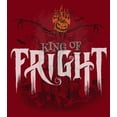 thumbnail image 2 of Men's The Nightmare Before Christmas King of Fright Graphic Tee Cardinal 3X Large, 2 of 5