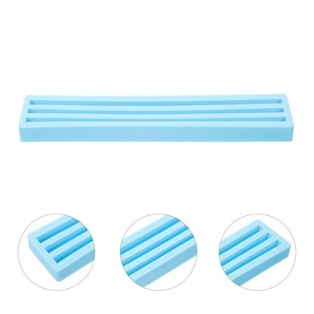 LITINKIMI Desktop Domino Racks 1Set Blue Silicone For Board Game Accessories And Craft Enthusiasts