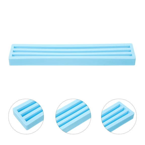 LITINKIMI Desktop Domino Racks 1Set Blue Silicone For Board Game Accessories And Craft Enthusiasts