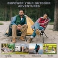 thumbnail image 7 of Eurhowing Folding Camping Chair for Adults, Ultra-Light Portable Outdoor Chair with Carry Bag for Beach, Fishing, Lawn, Backpacking, Patio, Gray, 7 of 7
