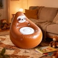 thumbnail image 4 of C Inflatable Lounger Chair Portable Air Sofa With Animal Design For Indoor Outdoor Relaxation, 4 of 7