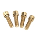 thumbnail image 4 of Mountain Bike Stem Screws, Small Portable Bike Stem  Screw Rustproof Ti Alloy Accurate Thread  For Mountain Bikes Gold, 4 of 8