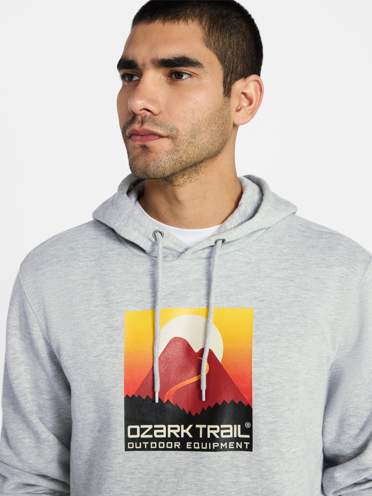 Ozark Trail Men's and Big Men's Graphic Hoodie, Sizes S-3XL