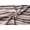 thumbnail image 3 of NIPAXO Boys Outfits Set Elastic Waistband Cotton Blend Knit Striped Crewneck Tent Graphic T-Shirt Shorts Set for Toddler Little Boys Age 7-8 Years Brown, 3 of 14