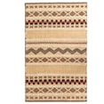 thumbnail image 3 of Handwoven Boho Beige Textured 100 Percent Wool Flatweave Kilim Rug, 3 of 7