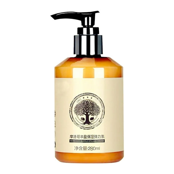 FcBaudy Hair Care Products Protective Curling Serum For Men And Women Hydrating Hair Conditioner With Moroccan Oil For Elastic 280ml a Cream