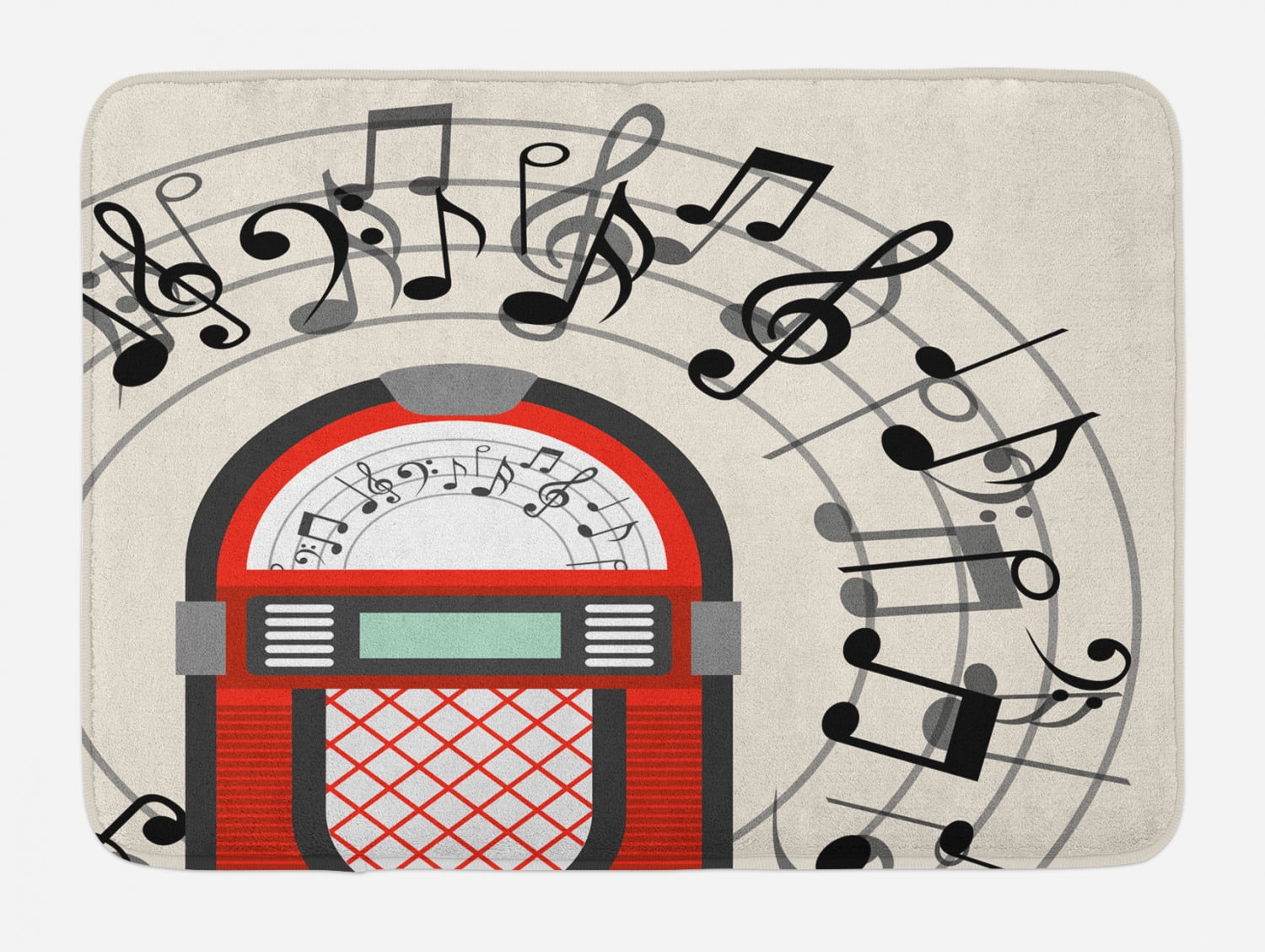 animated clipart radio and musical notes