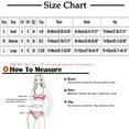 thumbnail image 3 of Babysbule Swimsuits for Women Women's Split Bikini Two-Piece Color Matching Beach Padded Bra Swimsuit, 3 of 5
