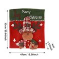 thumbnail image 3 of Christmas Dining Chair Slipcovers Stretch Soft for Holiday Party Indoor Home Decor, 3 of 7
