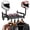 Black, variant on Wall Mount Helmet Rack Motorcycle Helmet Holder with 4 Clips 2 Hooks, Display Organizer for Motorcycle Gear Accessories Storage