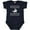Navy, variant on Inktastic Cowboy Silhouette Team Roping Rodeo Boys or Girls Baby Bodysuit