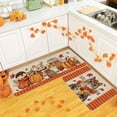 thumbnail image 2 of Staron 2PCS Kitchen Rugs Set, Pumpkin Fall Kitchen Mats for Floor Kitchen Mats Set Fall Decorations for Home Fall Kitchen Decor Autumn Kitchen Rugs, 2 of 6