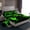 Green, variant on Manfei Red Game Console Bed Sheets Queen, Neon Geometric Queen Sheet Sets, Teens Gaming Bedding Sets Queen Size, Microfiber Bedroom Decoration, 4pcs