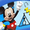 Mickey Mouse, variant on Bluey Sleep and Play Toddler Bed with Built-In Guardrails by Delta Children