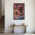 thumbnail image 3 of Eastern Print Leopard in Bathtub Poster - Fun Bathroom Art with Jungle Theme, Size 8x12 UNFRAMED, 3 of 5