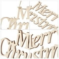 thumbnail image 5 of Gymnture christmas Merry Christmas Wooden Cutout Signs - Rustic Wall Plaque (2pcs), 5 of 11