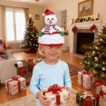 thumbnail image 7 of CNJKEHIUV Christmas Hat Under $10 Musical Christmas Hat Moving Dancing Plush Santa Hat, 7 of 7