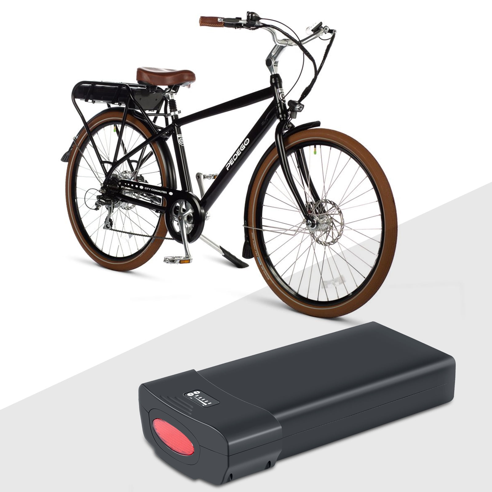 YOSE POWER Ebike Battery 48V 13Ah Battery for PEDEGO Electric Bicycle Pgoebikes Lithium Batteries Replacement Electric Bike Ebike Replacement Battery