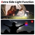 thumbnail image 2 of Hunting Friends Super Bright LED Rechargeable Handheld Spotlight High Powered Tactical Waterproof Flashlight with Side Light and USB Power Bank, 2 of 8