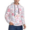 thumbnail image 2 of Sikiie Cute Sheep Men's Hoodie, Essentials Hoodie, Sweatshirt, Pullover Hooded Sweatshirt for Men-3X-Large, 2 of 7