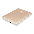 thumbnail image 2 of G-Technology G-DRIVE mobile USB-C GDMUCWWC20001AGBV2 - Hard drive - 2 TB - external (portable) - 2.5" - USB 3.1 Gen 1 (USB-C connector) - 5400 rpm - gold, 2 of 8
