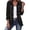 Black, variant on Tqcoqu Women's Ruffled Velvet Blazer Jackets, Long Sleeve Button Open Front Coats, Elegant Casual Outerwear for Party Daily Wear,Women's,Size S-XXXL