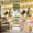 Yellow, variant on 2 Panels Outdoor Curtains for Patio Waterproof 54"x108" Spring Bees Daisy Weatherproof Privacy Outsides Curtains, Rustic Tulips Dots Brown Striped Burlap Grommet Thermal Drapes for Cabana Porch