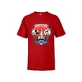 thumbnail image 1 of Disney Mickey Mouse and Donald Duck Space Adventure - Short Sleeve T-Shirt for Kids - Customized-Red, 1 of 4