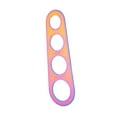 thumbnail image 5 of Fancyes Stainless Steel Spaghetti Measurer Tool Pasta Ruler Noodle Serving Size Tool colorful, 5 of 8