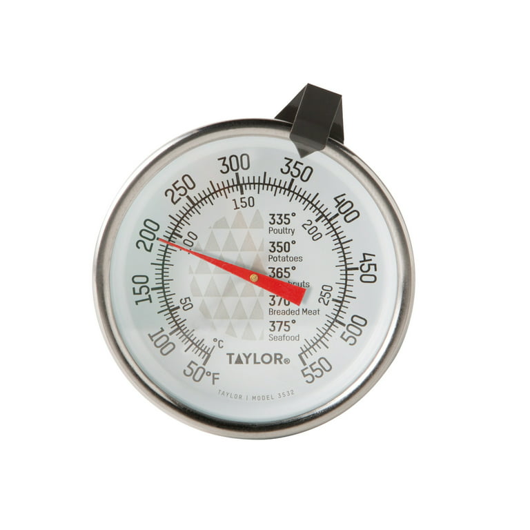 Taylor Candy and Deep Fry Analog Thermometer with Adjustable Pan