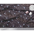 thumbnail image 2 of Soimoi Georgette Viscose Fabric Moon & Galaxy Print Fabric by Yard 42 Inch Wide, 2 of 3