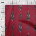 thumbnail image 1 of oneOone Silk Tabby Fabric Ethnic Ikat Printed Fabric 1 Yard 42 Inch Wide, 1 of 4