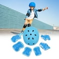 thumbnail image 4 of Children Protective Gear Set, 7pcs Adjustable Kids Protective Gear Set Hollow Design  For Balance Car For Roller Skating For Drifting For Skateboarding, 4 of 8