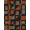 Black Orange Gray, Pattern 15, variant on ODIKA 8'x10' Washable Area Rug Non-Slip Chair-Friendly Mat Shapes Minimalist Border Brushstroke Interlocking Abstract Mid Refined for Dining Room, Large Office, Lounge