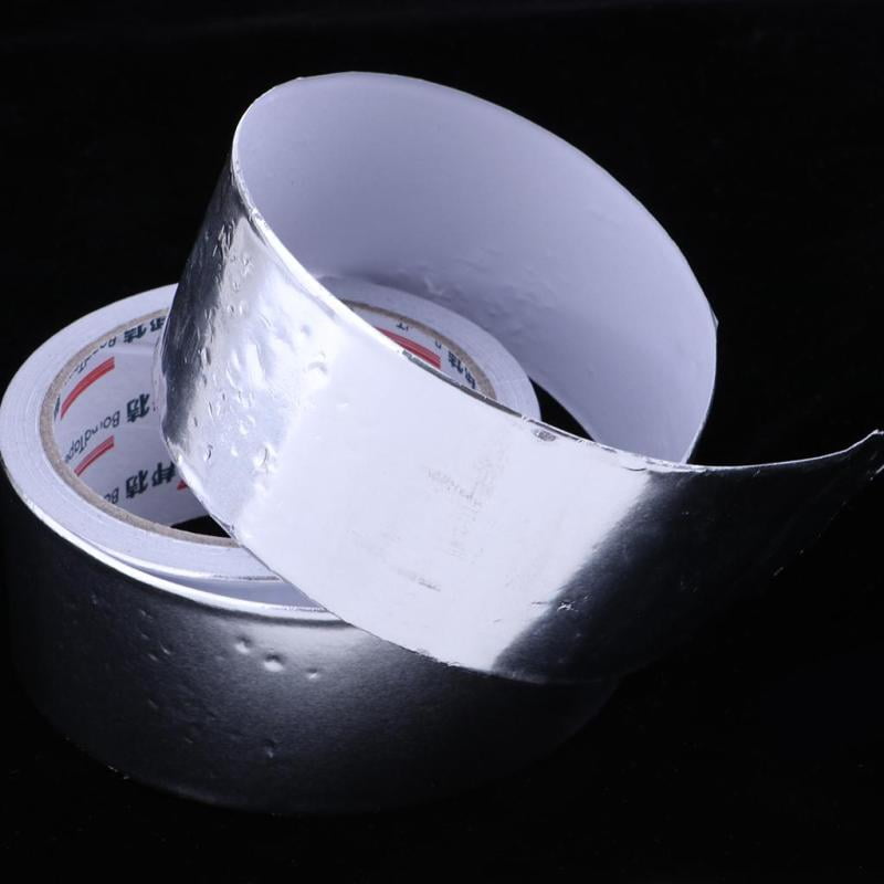 1 Roll 50mmx 17M Aluminium Foil Heat Shield Adhesive Sealing Tape Duct Repairs 