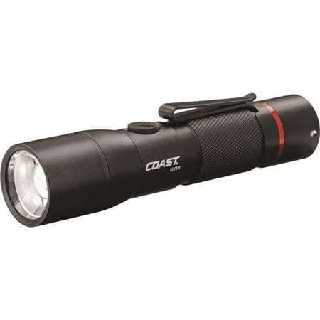 Coast Products 3001482 340 Lumen CR123 Battery LED Rechargeable Flashlight, Black