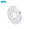 thumbnail image 3 of Uxcell 0.2" ID x 0.63" OD x 0.08" L Round Aluminum Spacer Fit for M5 Screw Bolts 10 Pack, 3 of 5