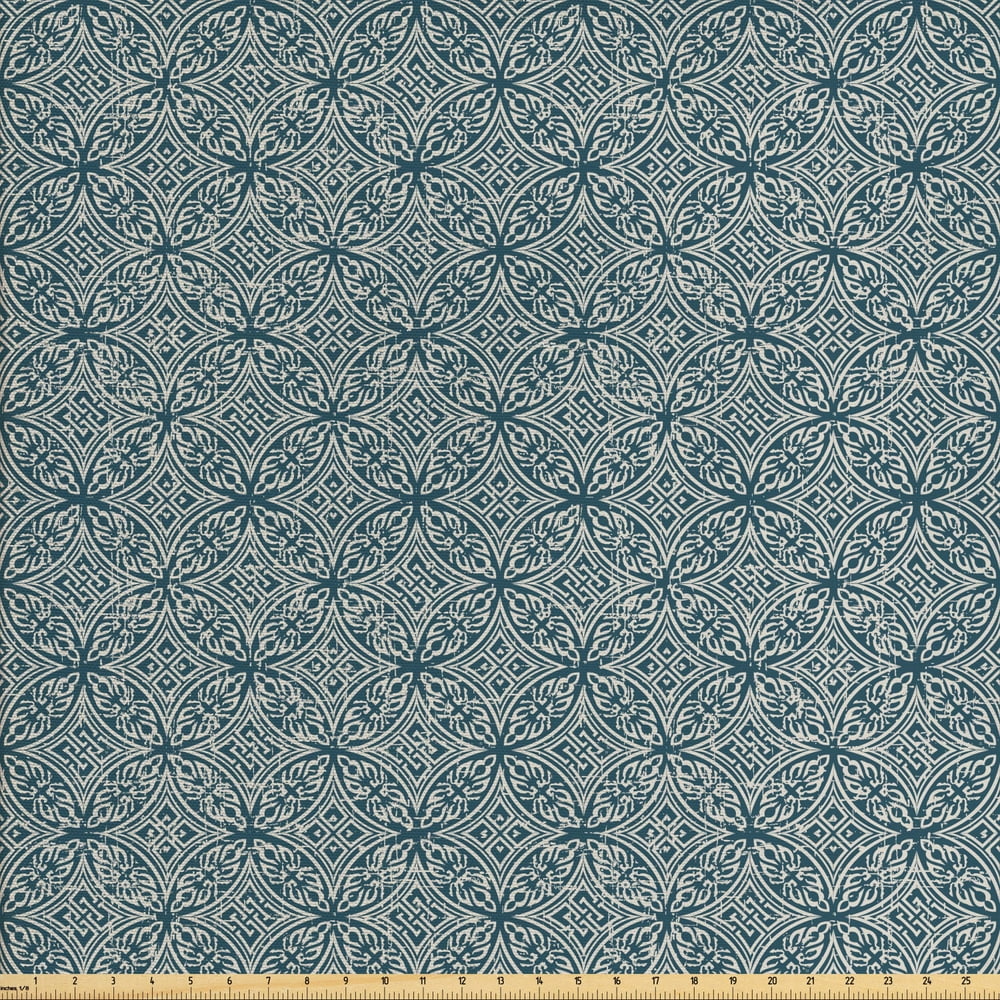 Vintage Retro Fabric by the Yard Upholstery Fabric for Dining Chairs