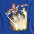 thumbnail image 2 of Superman Explosive Women's T Shirt, Royal, Small, 2 of 6