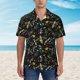 thumbnail image 2 of Fotbe Wasp and Florals Camisa Hawaiana para Hombre Unisex – Camisa Casual de Verano con Botones de Manga Corta de Algodón y Lino,XX-Large, 2 of 7