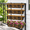 4 Pack-black-24 Inch, variant on 2 Pack-black 30 Inch Window Boxes Railing Planter with Adjustable Brackets