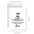 thumbnail image 5 of Koyal Wholesale Jumbo Pet Sympathy Card with Envelope, Miniature Schnauzer, Dog Grief Bereavement Card 1-Pack, 5 of 5