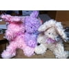 Happy Easter Plush Bunny (White, Pink, Or Purple)