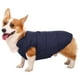 thumbnail image 4 of Chaqueta de invierno para perros a prueba de viento, chaleco cálido para perros, ropa para mascotas para clima frío con forro polar para perros pequeños, medianos y grandes, azul marino, 4 of 5