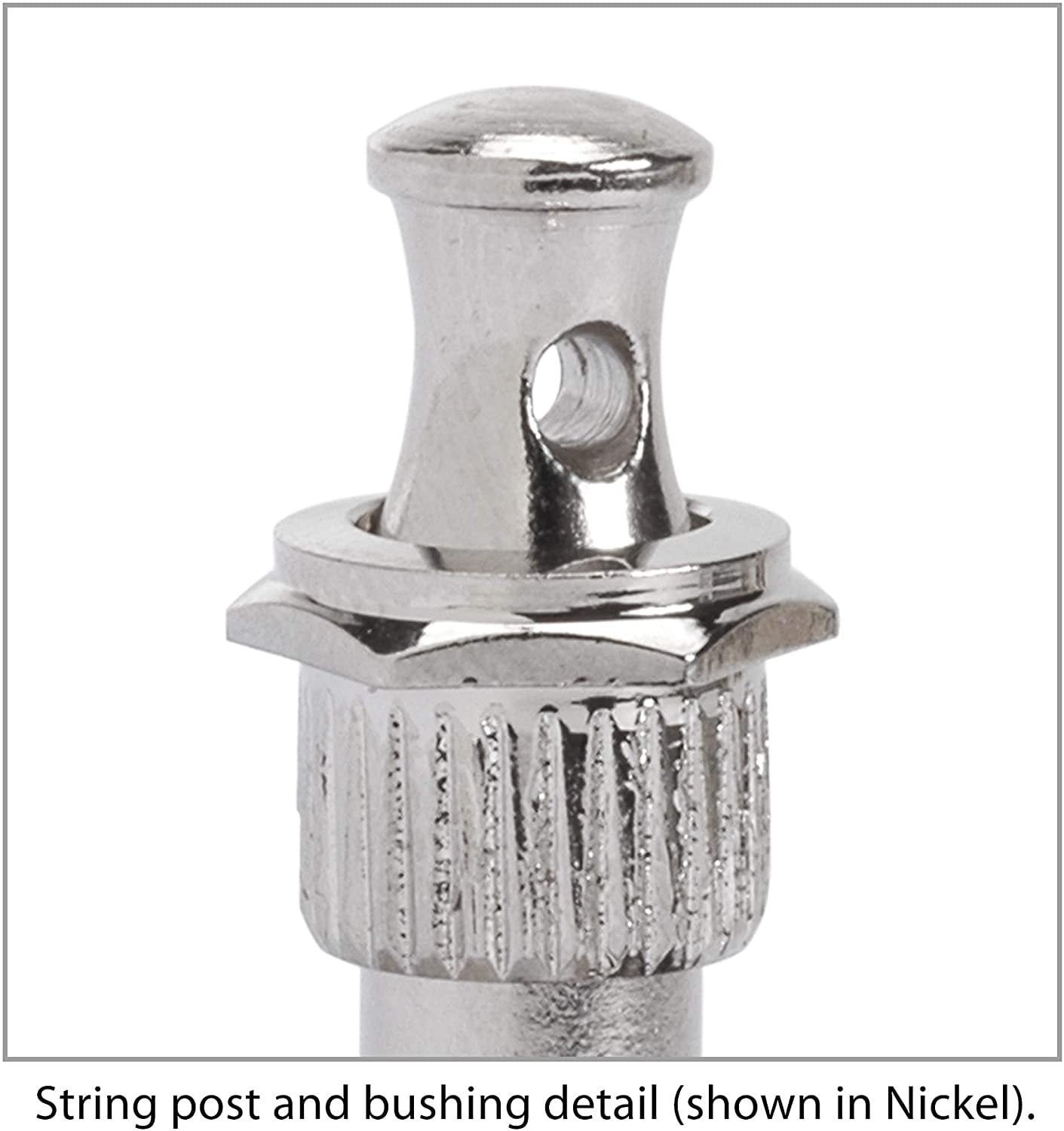 Grover V97-18NA Sta-Tite 18:1 3x3 Guitar Tuners Nickel, Vertical