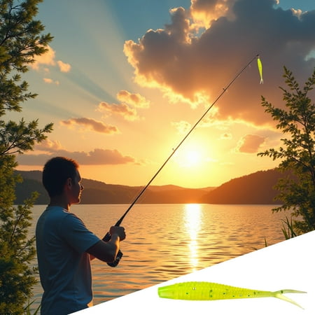 Micro Drunkin Shad Soft Jerkbait 25 Inch Scented Fishing for Trout Panfish Freshwater Saltwater