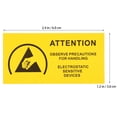 thumbnail image 4 of Mobutofu 450Pcs Yellow Antistatic Warning Tape Stickers for Caravan Outdoor Use, 4 of 4